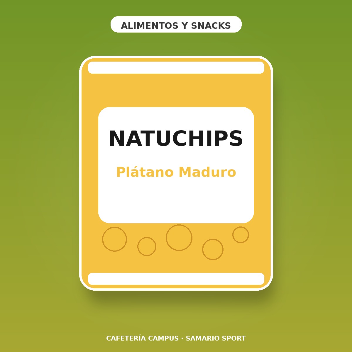 NATUCHIPS PLATANO MADURO 38GX84X1