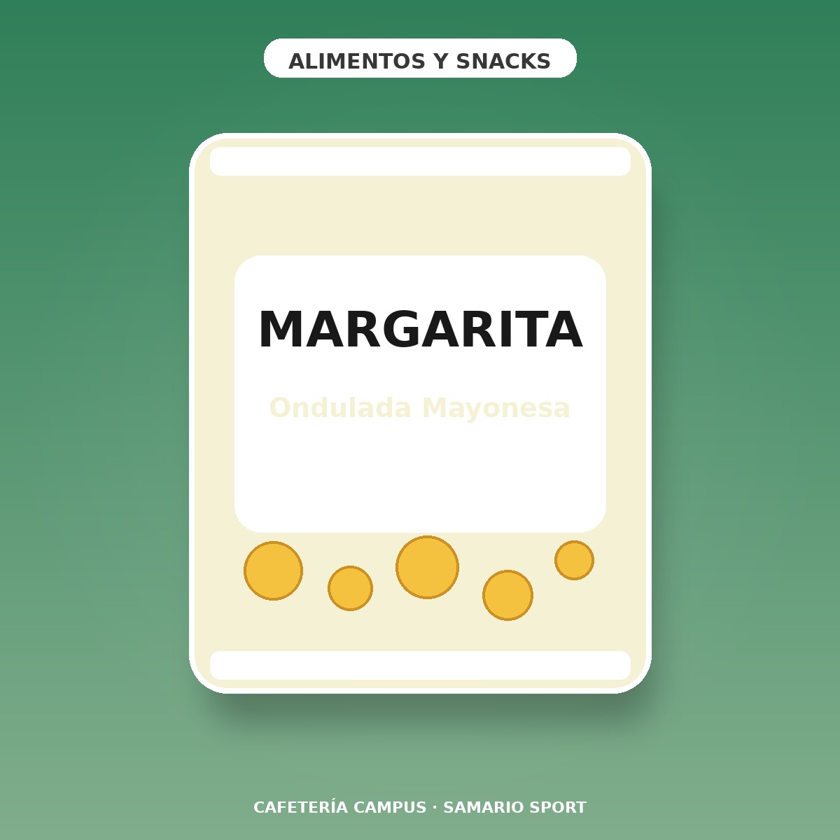 MARGARITA ONDULADA MAYONESA 35GX72X1