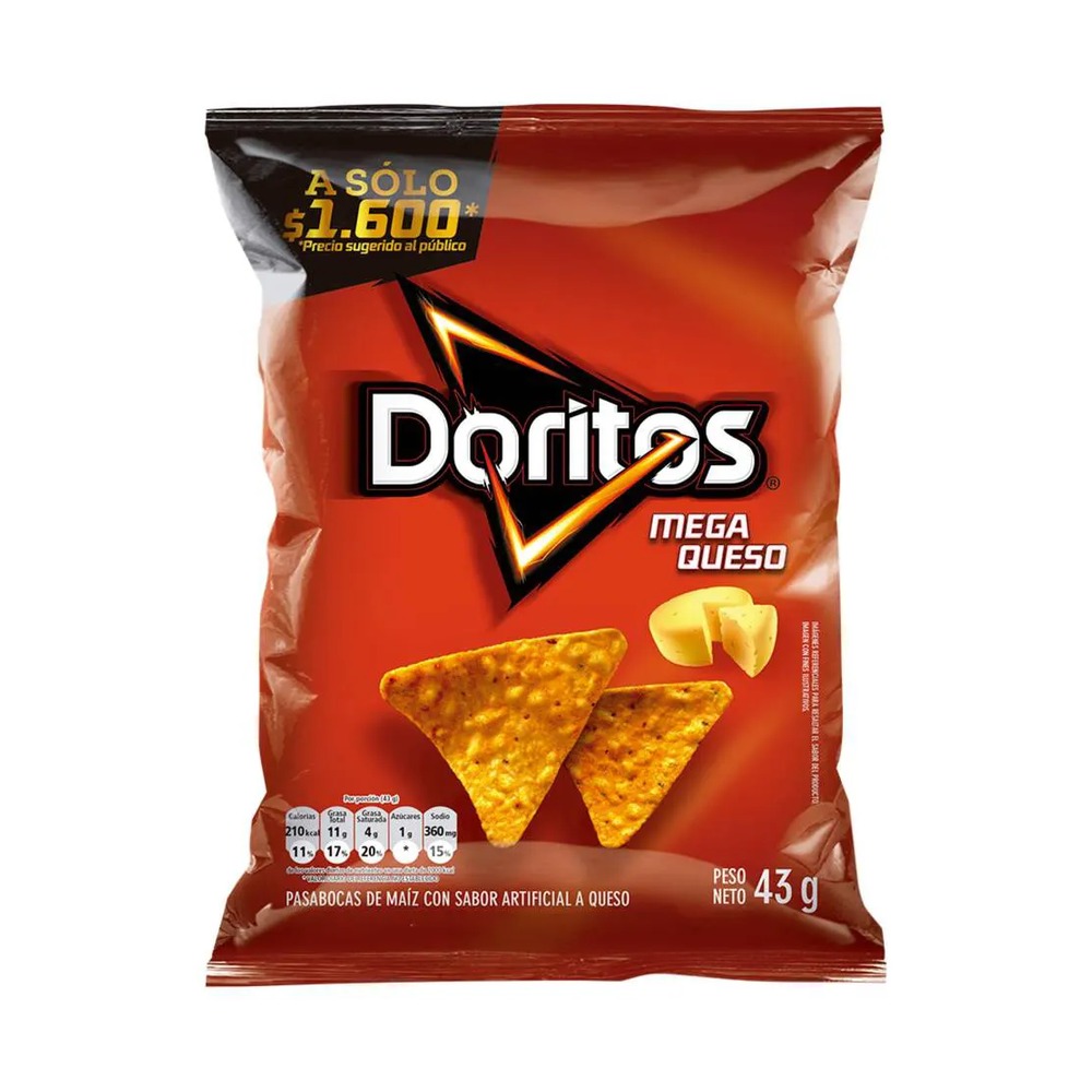 Doritos Megaqueso 43G