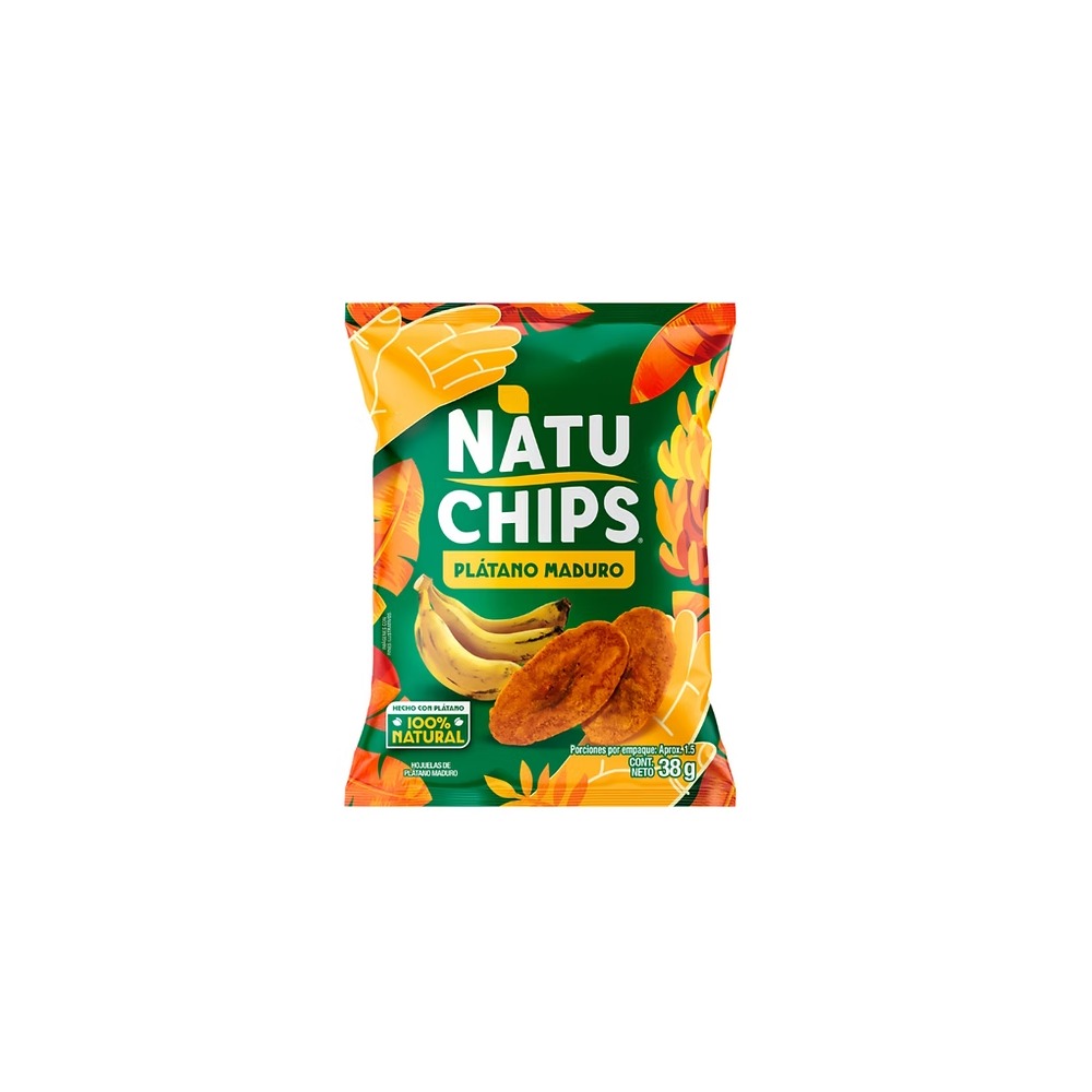 Natuchips Platano Maduro 38g